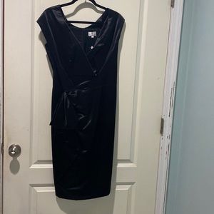 Miguelina Silk Satin Dress